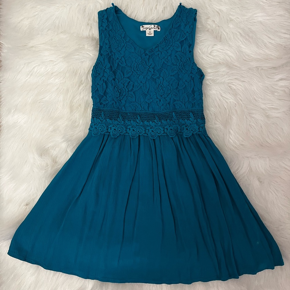 Teal dress